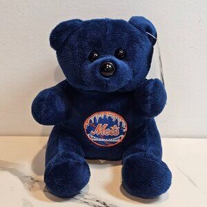 New York Mets Navy Blue Plush Teddy Bear